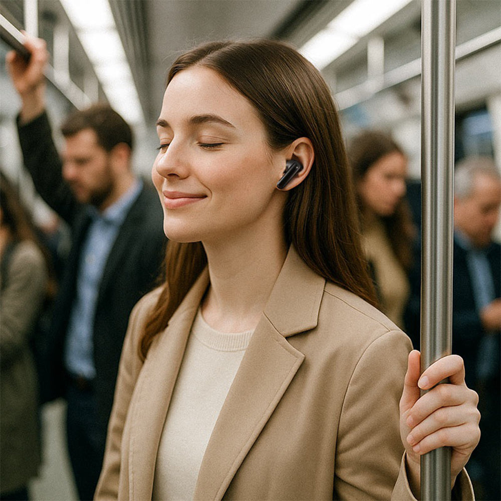Écouteurs Bluetooth Acefast W5, TWS, ANC, Noir