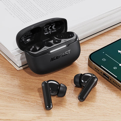 Écouteurs Bluetooth Acefast W5, TWS, ANC, Noir