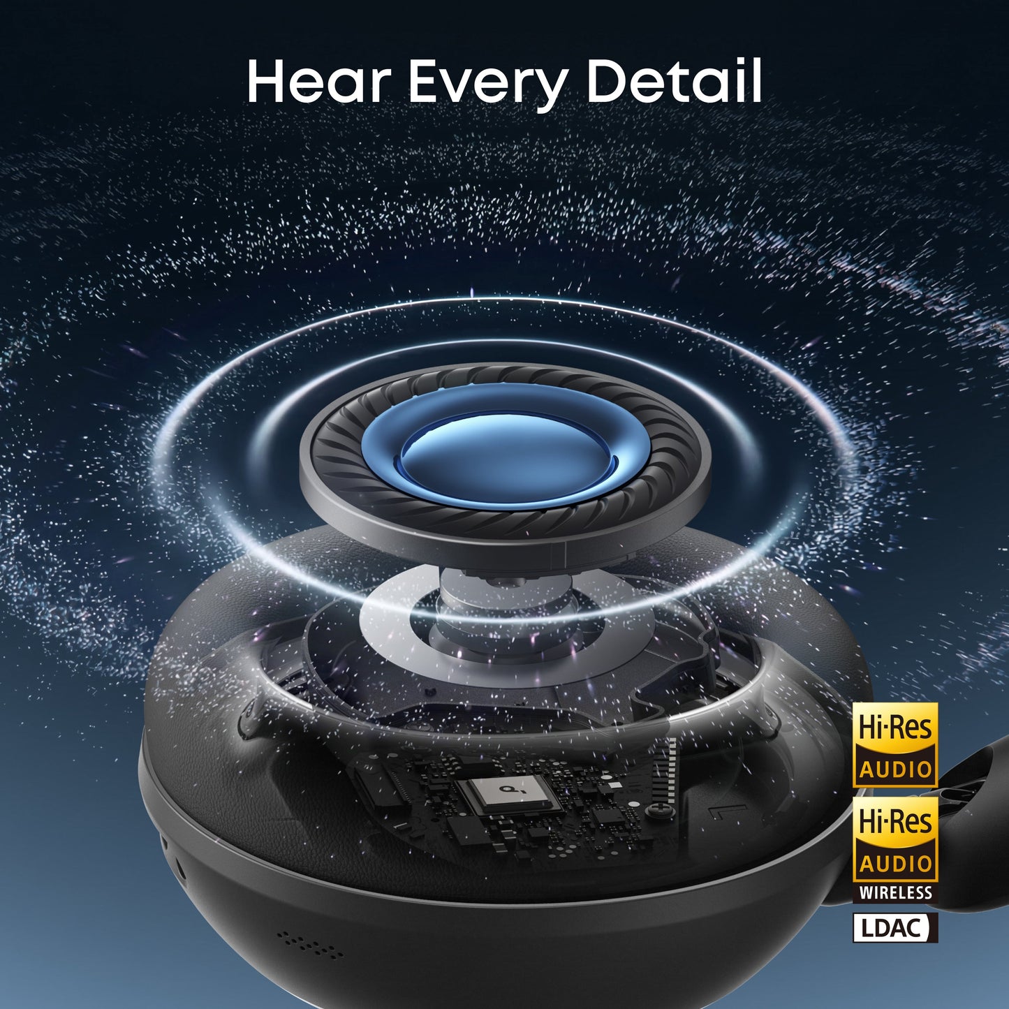 Kit mains libres Bluetooth Anker SoundCore Space 2, A2DP, ANC, Blanc D1402G21