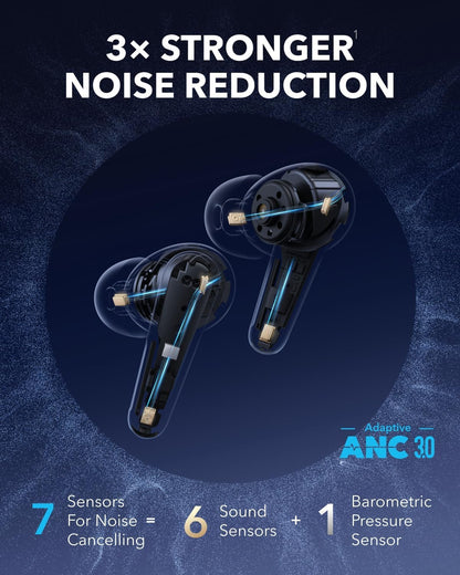 Kit mains libres Bluetooth Anker Soundcore Liberty 4 Pro, TWS, ANC, Blanc A3954G21