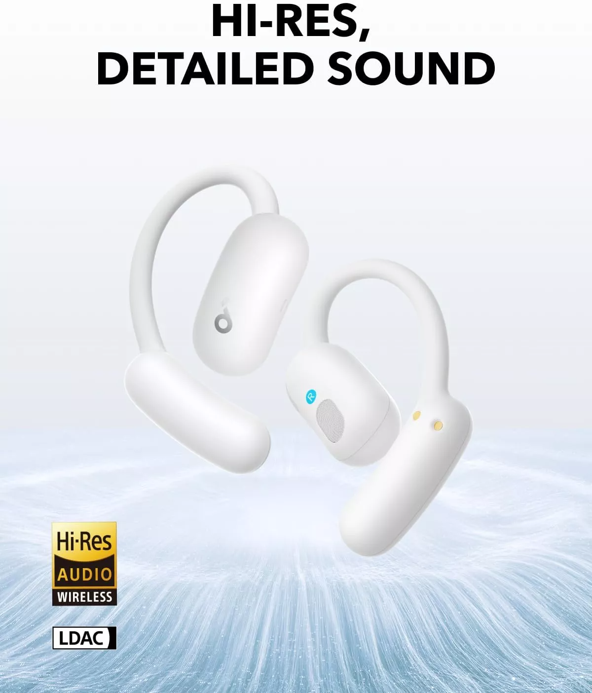 Kit mains libres Bluetooth Anker SoundCore AeroFit 2, TWS, Blanc A3874G21