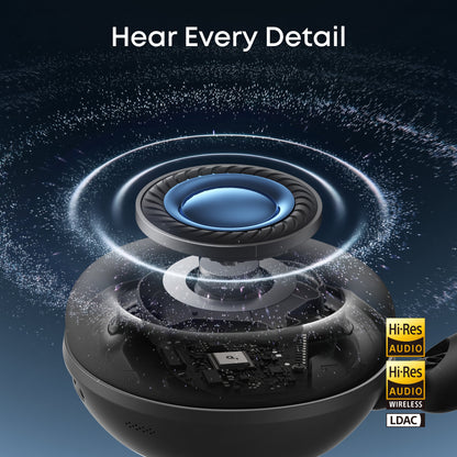 Kit mains libres Bluetooth Anker SoundCore Space 2, A2DP, ANC, Noir D1402G11