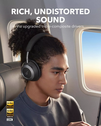Kit mains libres Bluetooth Anker SoundCore Space One Pro, A2DP, ANC, Noir A3062G11