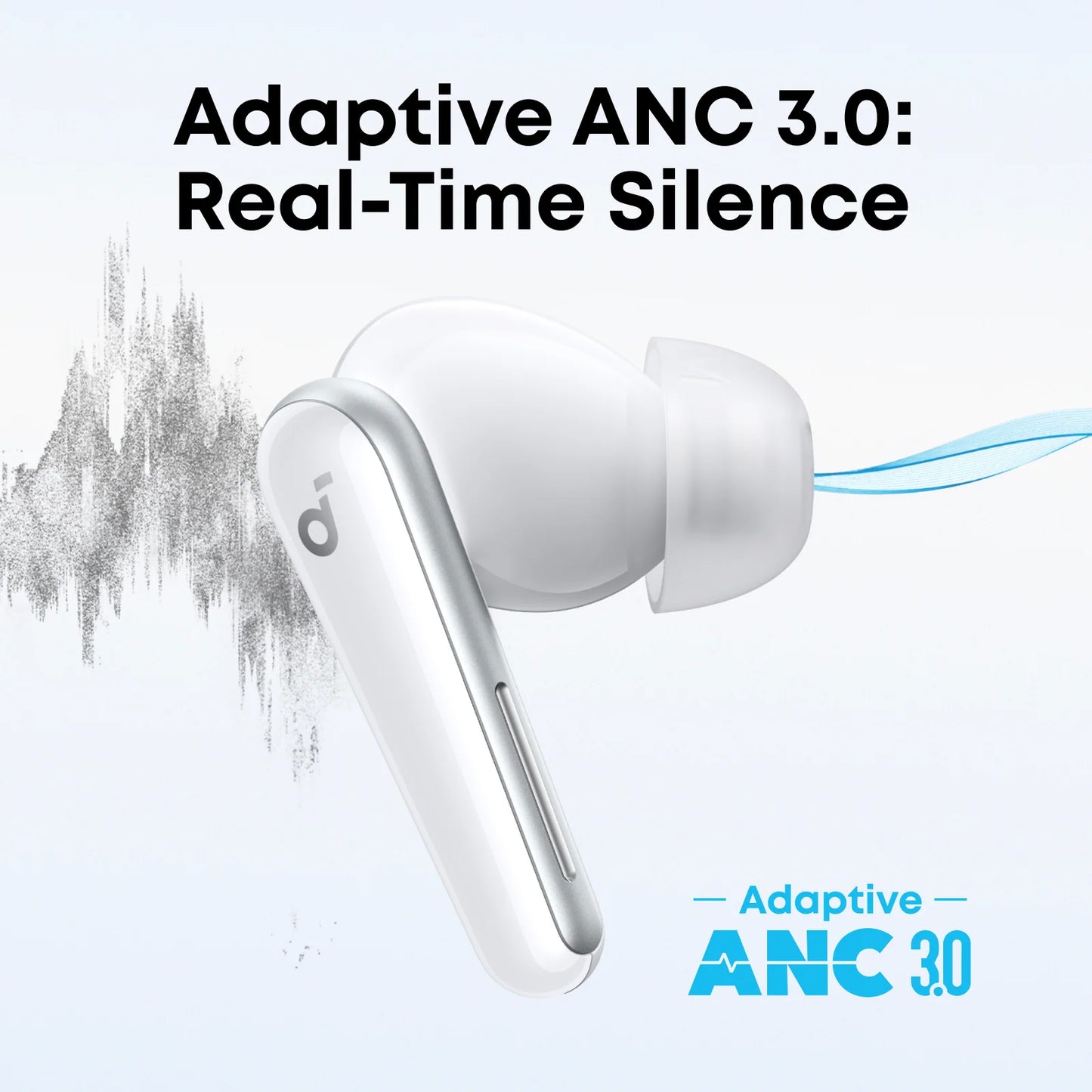 Écouteurs Bluetooth Anker SoundCore Liberty 5, TWS, ANC, Blanc A3957G21