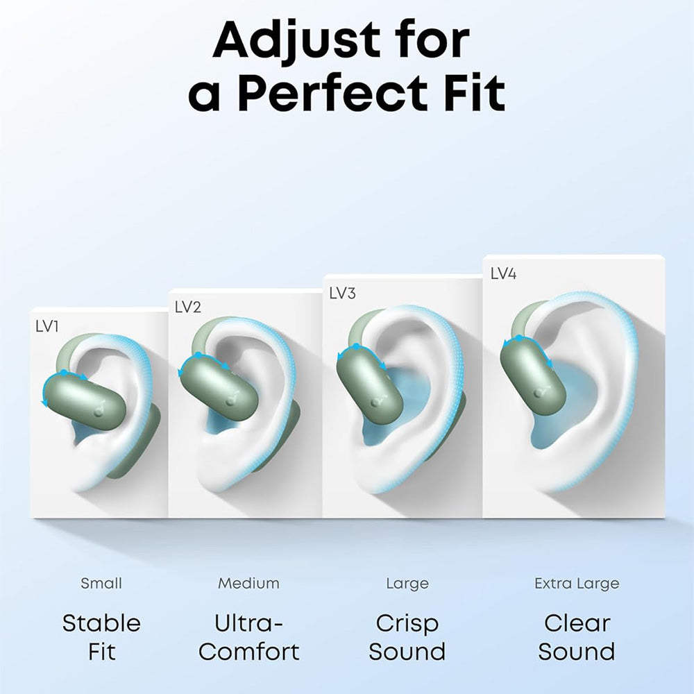 Kit mains libres Bluetooth Anker SoundCore AeroFit 2, TWS, Vert A3874G61