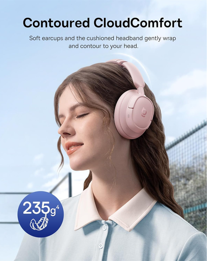 Kit mains libres Bluetooth Baseus Bass BH1 NC, MultiPoint, A2DP, ANC, Rose A0203704