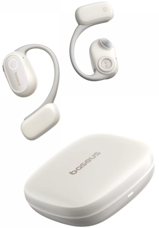 Kit mains libres Bluetooth Baseus Bowie MF1, TWS, Blanc A00084501223-00