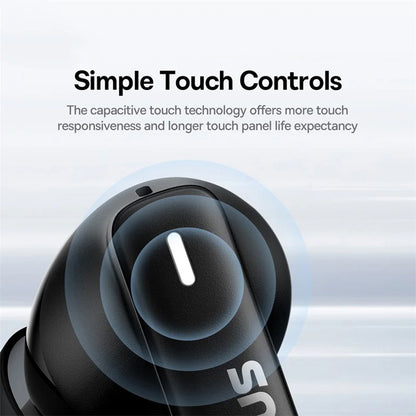 Kit mains libres Bluetooth Baseus Bowie E19, TWS, Noir A00069600113-00