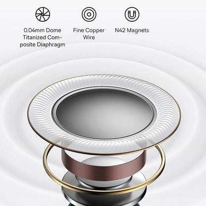 Kit mains libres Bluetooth Baseus Bowie M2, TWS, Blanc A00024000221-Z1