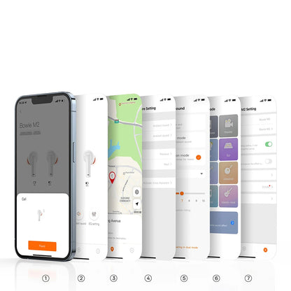 Kit mains libres Bluetooth Baseus Bowie M2, TWS, Blanc A00024000221-Z1