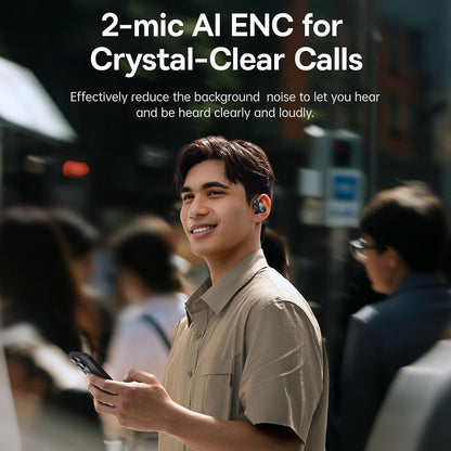 Kit mains libres Bluetooth Baseus Eli 2i Fit, TWS, Noir A0102604