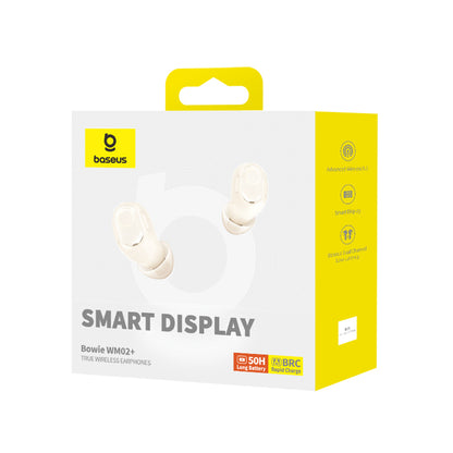 Handsfree Bluetooth Baseus WM02+, TWS, Blanc NGTW370302