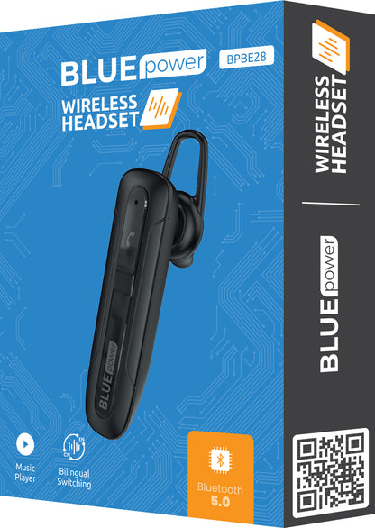 Kit mains libres Bluetooth Blue Power BPBE28, A2DP, noir 