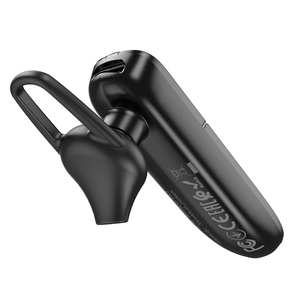 Oreillette Bluetooth mains libres BC36 Lucky, A2DP, Noir
