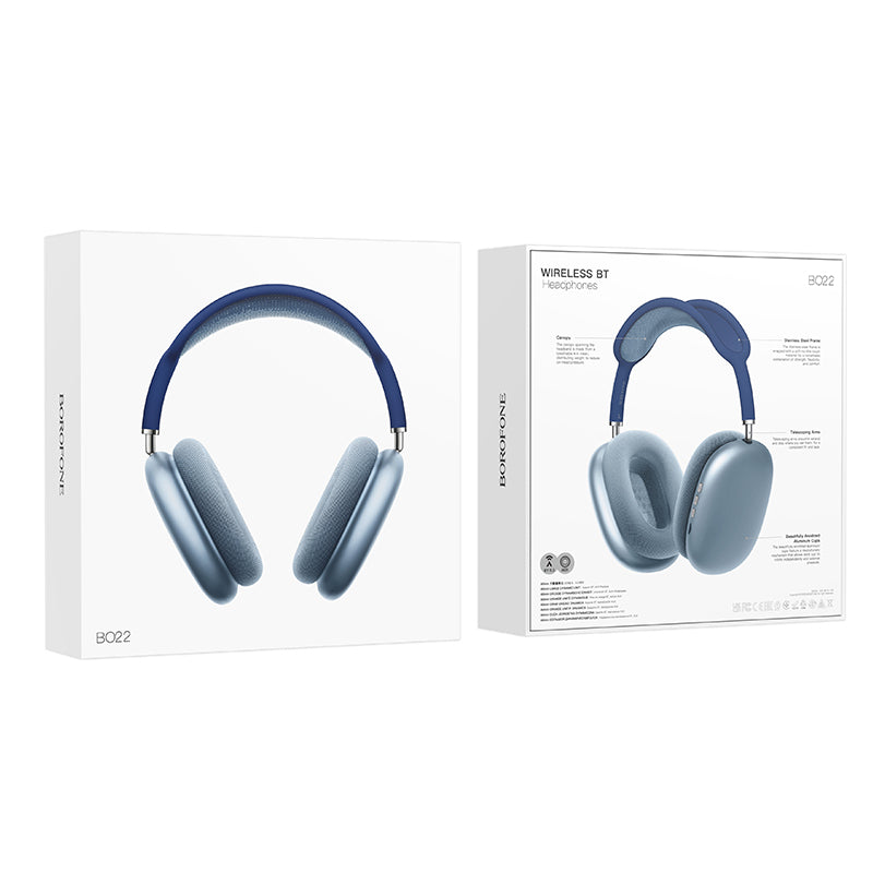 Kit mains libres Bluetooth Borofone BO22 Elegant, A2DP, bleu