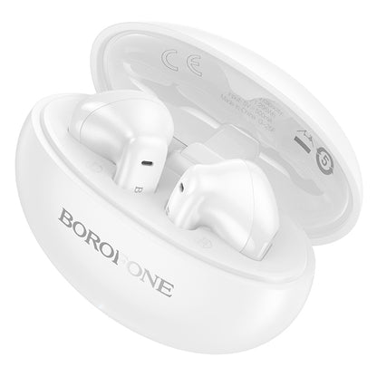 Casque Bluetooth Borofone FQ12 Nice, TWS, Blanc