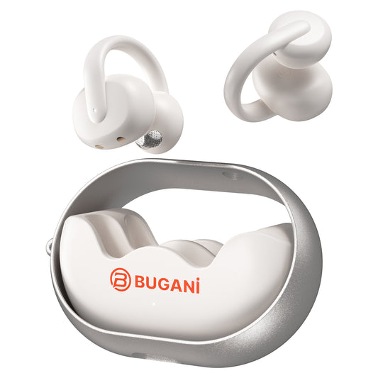 Kit mains libres Bluetooth Bugani Clip B21, TWS, Blanc