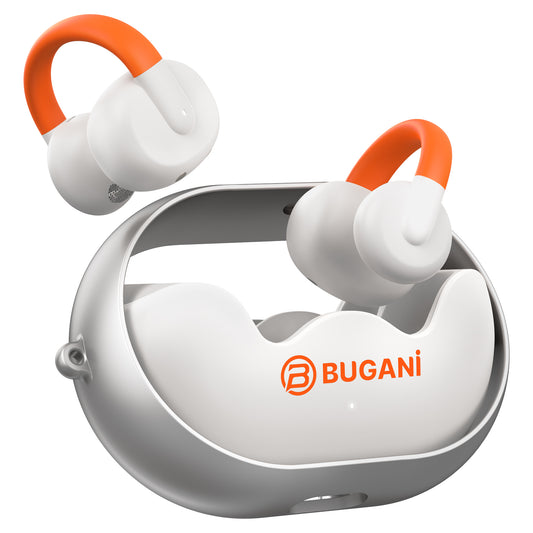 Kit mains libres Bluetooth Bugani Clip B21, TWS, Blanc