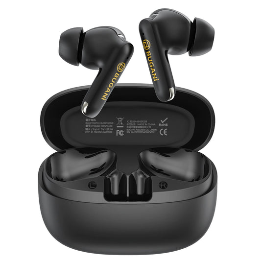 Bluetooth Handsfree Bugani Freebuds B20, TWS, ANC, Black