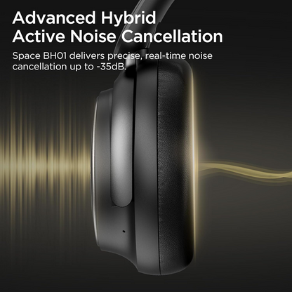 Bluetooth Handsfree Bugani Space BH01, MultiPoint, A2DP, ANC, Black