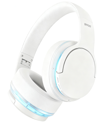 Casque Bluetooth mains libres BWOO BO-BW587, A2DP, ANC, Blanc