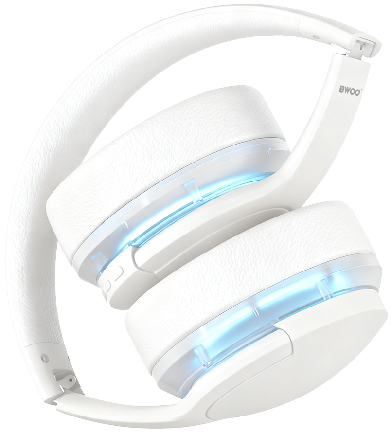 Casque Bluetooth mains libres BWOO BO-BW587, A2DP, ANC, Blanc