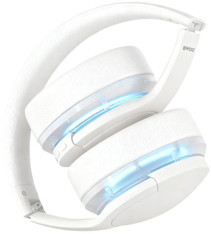 Casque Bluetooth mains libres BWOO BO-BW587, A2DP, ANC, Blanc