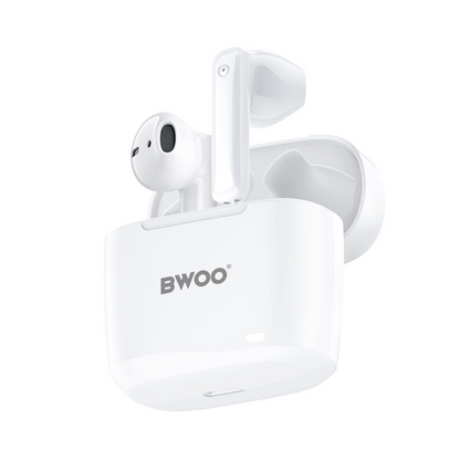 Casque Bluetooth BWOO BW94, TWS, Blanc