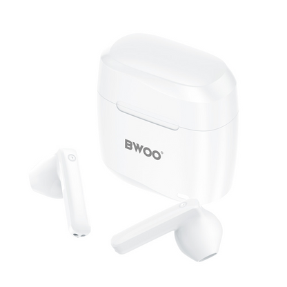 Casque Bluetooth BWOO BW94, TWS, Blanc