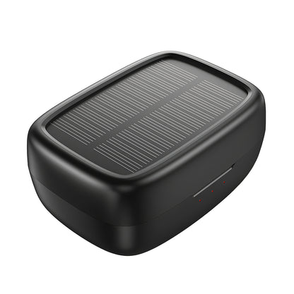 Kit mains libres Bluetooth Choetech Solar Sport, TWS, noir 