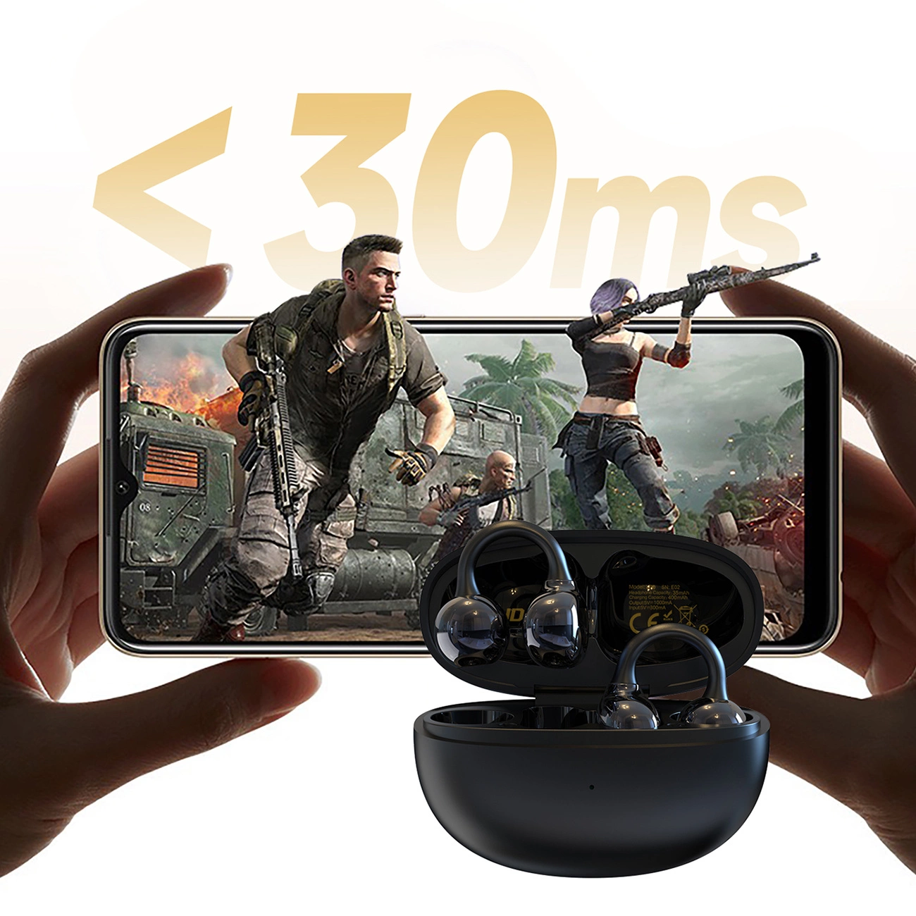 Kit mains libres Bluetooth Dudao U20, TWS, Noir