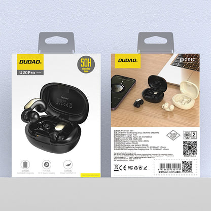 Kit mains libres Bluetooth Dudao U20, TWS, Noir