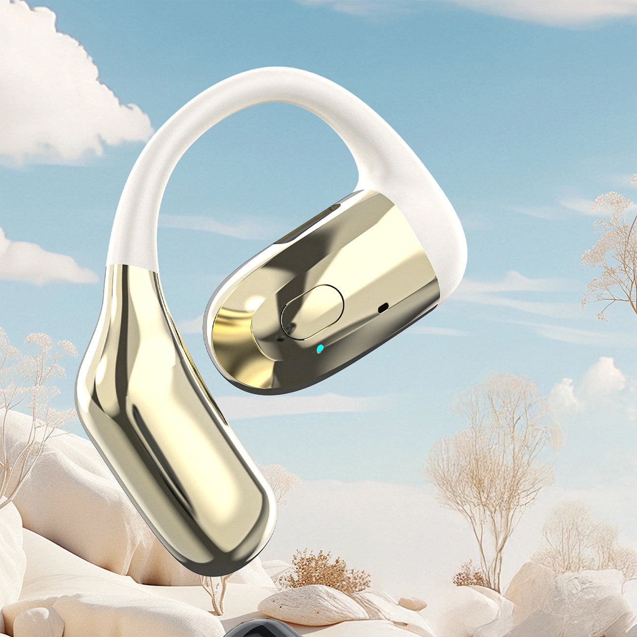 Handsfree Bluetooth Dudao U4Pro, A2DP, Beige Doré
