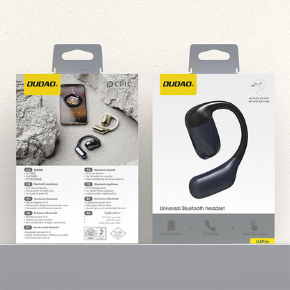 Kit mains libres Bluetooth Dudao U4Pro, A2DP, Noir