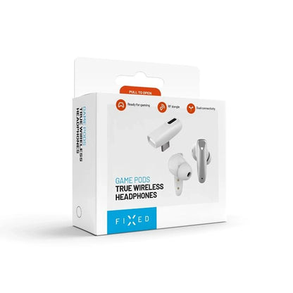 Écouteurs Bluetooth sans fil Fixed Pods, TWS, Blanc