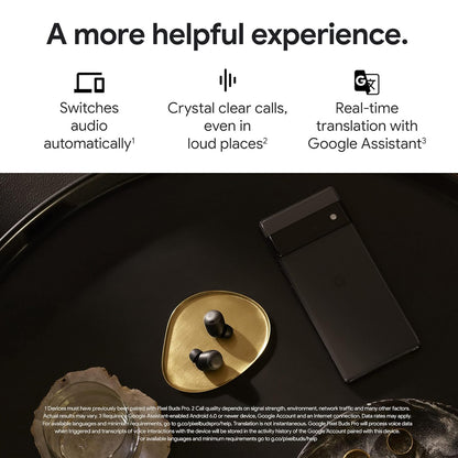 Kit mains libres Bluetooth Google Pixel Buds Pro, TWS, ANC, Orange GA03202