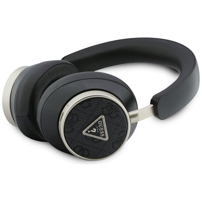 Kit mains libres Bluetooth Guess 4G Logo Triangle Doré, A2DP, Noir