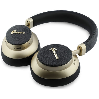 Guess 4G Gold Script Metal Bluetooth Handsfree, A2DP, Black