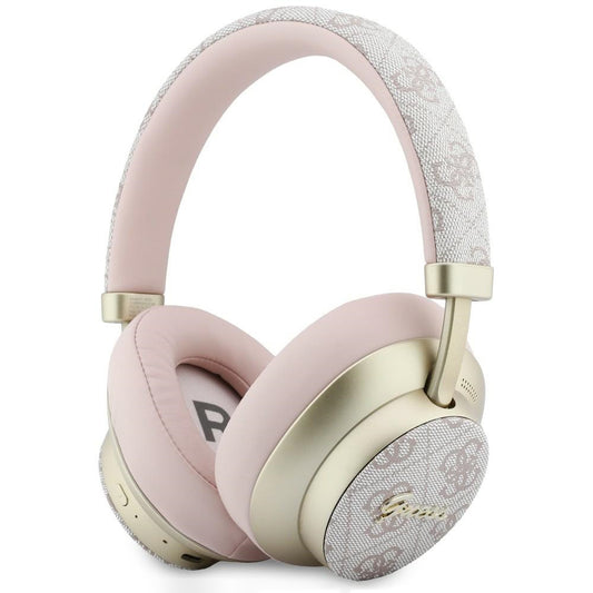 Kit mains libres Bluetooth Guess 4G Gold Script Metal, A2DP, Rose