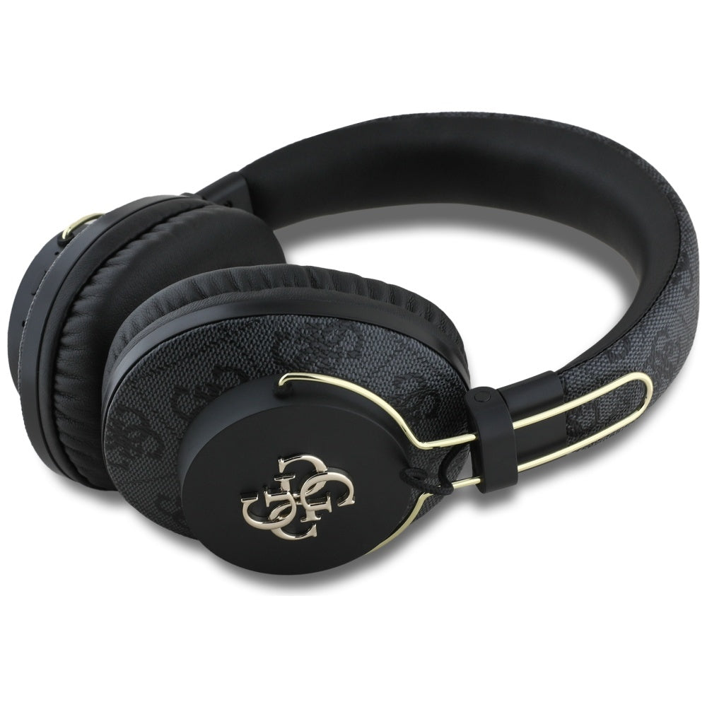 Handsfree Bluetooth Guess 4G Logo Métallique, A2DP, Noir