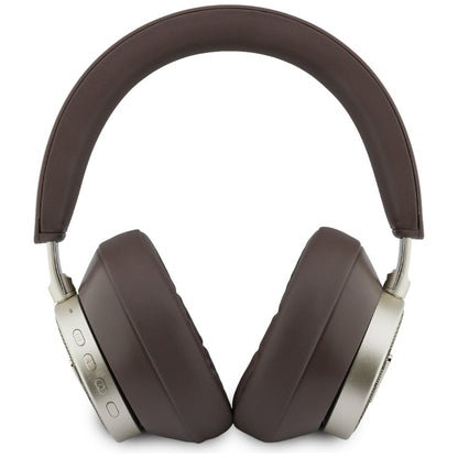 Kit mains libres Bluetooth Guess 4G Logo Triangle Doré, A2DP, Marron