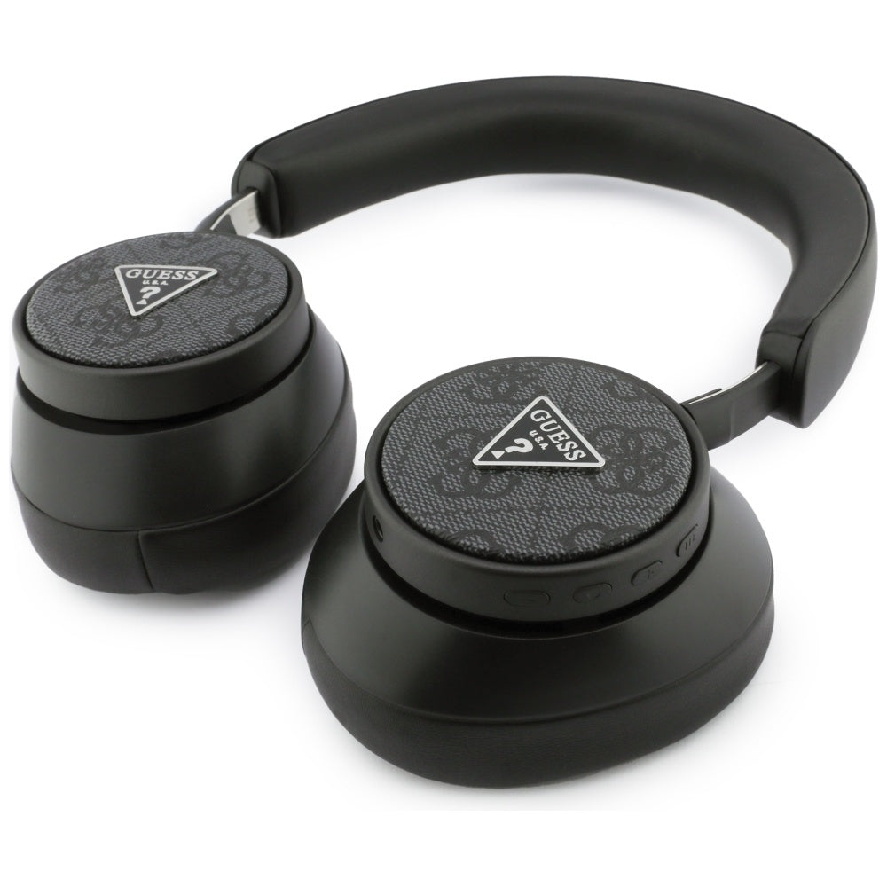 Kit mains libres Bluetooth Guess 4G Logo Triangle, A2DP, Noir