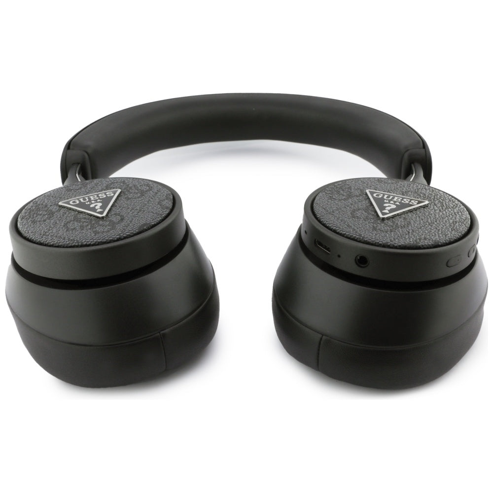 Kit mains libres Bluetooth Guess 4G Logo Triangle, A2DP, Noir