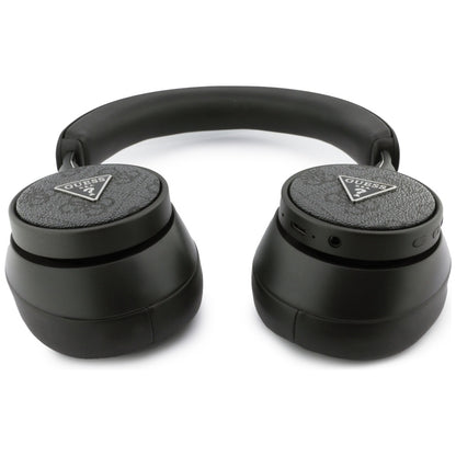 Kit mains libres Bluetooth Guess 4G Logo Triangle, A2DP, Noir