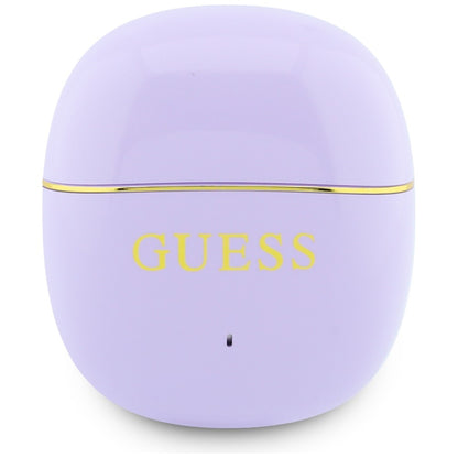 Casque Bluetooth Guess Glossy Gold Line Classic, TWS, Violet