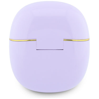 Casque Bluetooth Guess Glossy Gold Line Classic, TWS, Violet