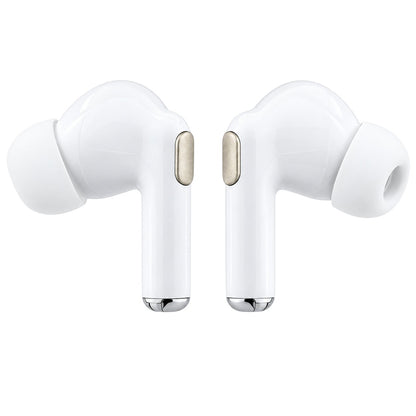 Kit mains libres Bluetooth Guess Glossy Gold Line Printed Classic Logo, TWS, blanc