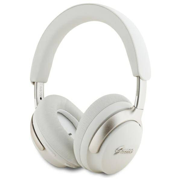 Casque Bluetooth Guess Metal Script Logo, A2DP, ANC, Beige