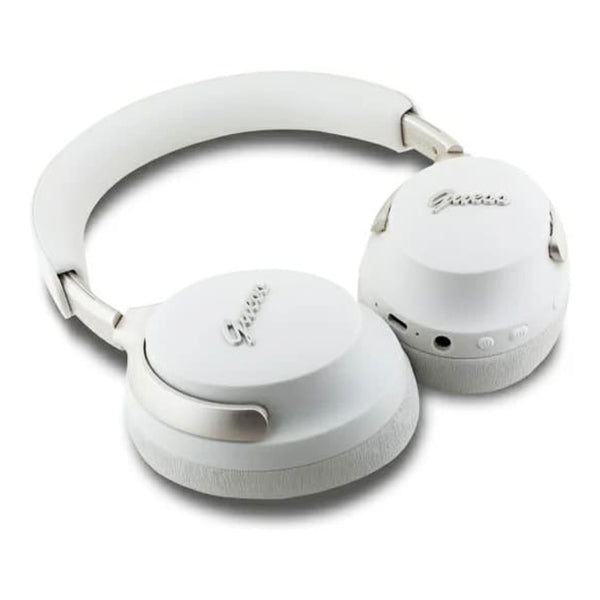 Casque Bluetooth Guess Metal Script Logo, A2DP, ANC, Beige