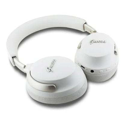Casque Bluetooth Guess Metal Script Logo, A2DP, ANC, Beige